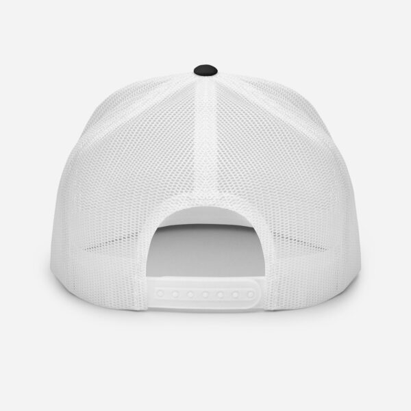 5-panel-trucker-cap-black-white-back-69e3221d4e0c8.jpg The Crest Cap — Custom Heraldic Design